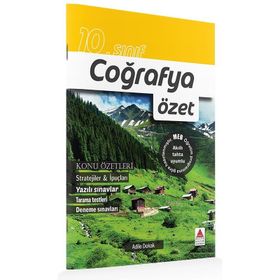 10. Sınıf Coğrafya Özet-Delta Kültür Yayınları