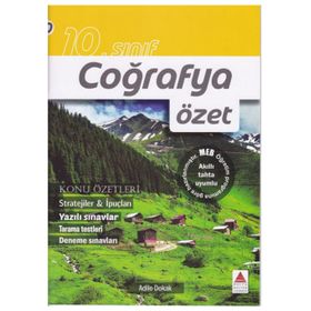 10. Sınıf Coğrafya Özet-Delta Kültür Yayınları