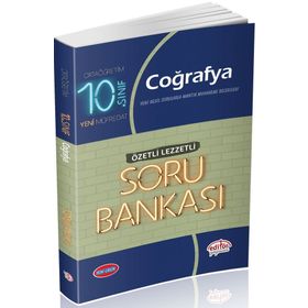10.Sınıf Coğrafya Özetli Lezzetli Soru Bankası Editör Yayınları