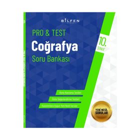 10. Sınıf Coğrafya ProTest Soru Bankası-Bilfen Yayınları