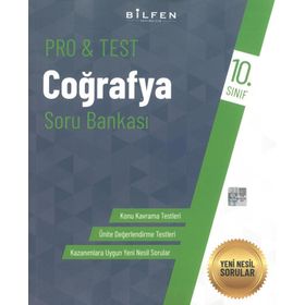 10. Sınıf Coğrafya ProTest Soru Bankası-Bilfen Yayınları