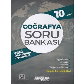 10. Sınıf Coğrafya Soru Bankası Ankara Yayıncılık