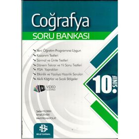 10.Sınıf Coğrafya Soru Bankası Bilgi Sarmal Yayınları