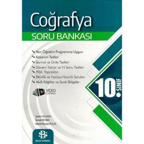 10.Sınıf Coğrafya Soru Bankası Bilgi Sarmal Yayınları