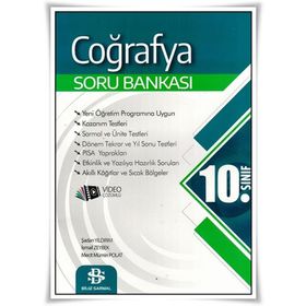 10.Sınıf Coğrafya Soru Bankası Bilgi Sarmal Yayınları