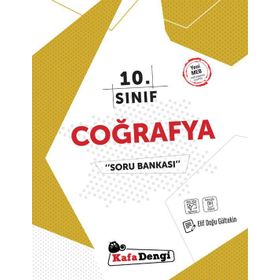 10.Sınıf Coğrafya Soru Bankası Kafa Dengi Yayınları