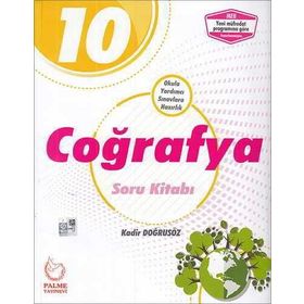 10.Sınıf Coğrafya Soru Bankası Kitabı - Palme Yayınevi