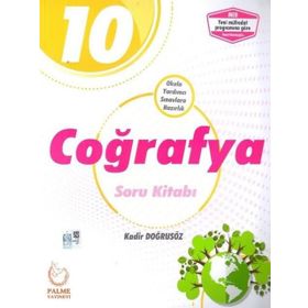 10.Sınıf Coğrafya Soru Bankası Kitabı - Palme Yayınevi