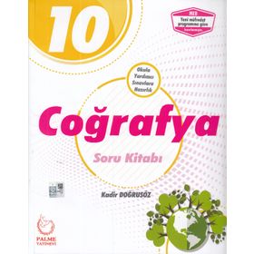10. Sınıf Coğrafya Soru Bankası-Palme Yayınları