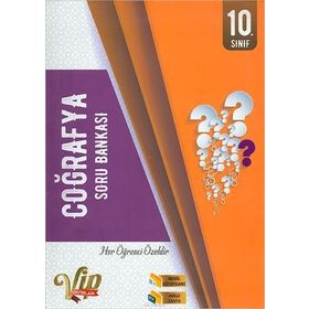 10. Sınıf Coğrafya Soru Bankası Vip Yayınları