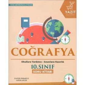 10.Sınıf Coğrafya Soru Bankası Yazıt Yayınları
