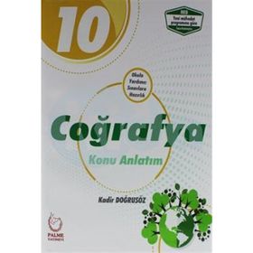 10.Sınıf Coğrafya Soru Kitabı / Kadir Doğrusöz / Palme Yayınları