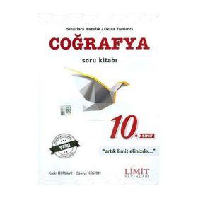 10.Sınıf Coğrafya Soru Kitabı Limit Yayınları