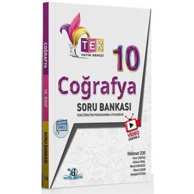 10.Sınıf Coğrafya Tek Serisi Video Çözümlü Soru Bankası Yayın Denizi Yayınları