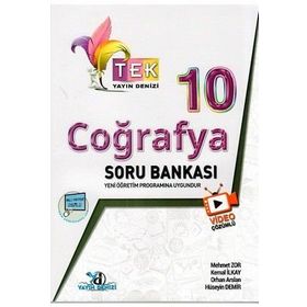10.Sınıf Coğrafya Tek Serisi Video Çözümlü Soru Bankası Yayın Denizi Yayınları