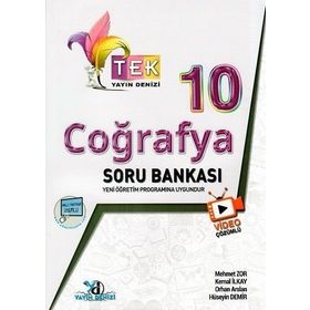 10.Sınıf Coğrafya Tek Serisi Video Çözümlü Soru Bankası Yayın Denizi Yayınları