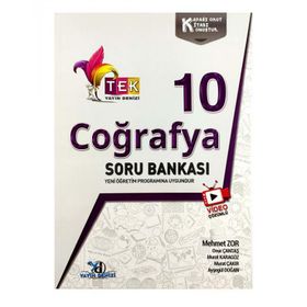 10.Sınıf Coğrafya Tek Serisi Video Çözümlü Soru Bankası Yayın Denizi Yayınları
