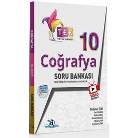 10.Sınıf Coğrafya Tek Serisi Video Çözümlü Soru Bankası Yayın Denizi Yayınları