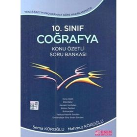 10. Sınıf Coğrafya Üç Renk Soru Bankası Esen Yayınları