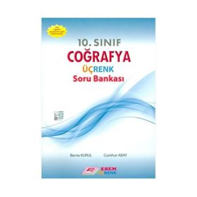 10. Sınıf Coğrafya Üç Renk Soru Bankası Esen Yayınları