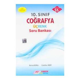 10. Sınıf Coğrafya Üçrenk Soru Bankası Esen Üçrenk Yayınları