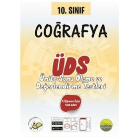 10. Sınıf Coğrafya Ünite Değerlendirme Sınavı-Pano Yayınları
