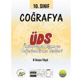 10. Sınıf Coğrafya Ünite Değerlendirme Sınavı-Pano Yayınları