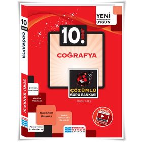 10.Sınıf Coğrafya Video Çözümlü Soru Bankası Evrensel İletişim Yayınları