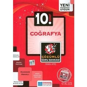 10.Sınıf Coğrafya Video Çözümlü Soru Bankası Evrensel İletişim Yayınları