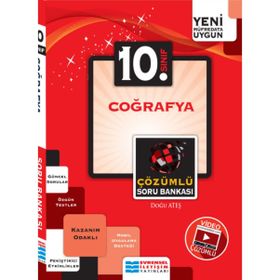 10.Sınıf Coğrafya Video Çözümlü Soru Bankası Evrensel İletişim Yayınları
