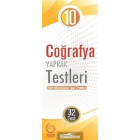10. Sınıf Coğrafya Yaprak Testleri Yayınevi Palme Yayınları