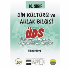 10. Sınıf Din Kültürü ve Ahlak Bilgisi Ünite Değerlendirme Sınavı-Pano Yayınları
