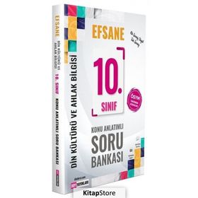 10.Sınıf Din Kültürü ve Ahlak Bilgisi Yetenekli Konu Anlatımlı Soru Bankası - DDY Yayınları