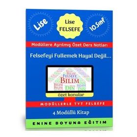 10. Sınıf Felsefe Enine Boyuna Modüler 4 Kitap Kitap Seti