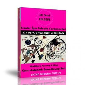 10. Sınıf Felsefe Enine Boyuna Modüler 4 Kitap Kitap Seti
