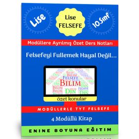 10. Sınıf Felsefe Enine Boyuna Modüler 4 Kitap Kitap Seti