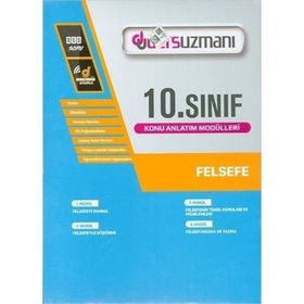 10. Sınıf Felsefe Konu Anlatım Modülleri-Ders Uzmanı Yayınları