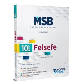 10.Sınıf Felsefe Modüler Soru Bankası - Eğitim Vadisi Çözüm