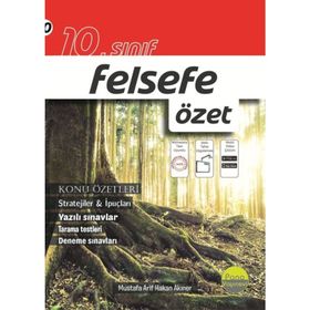 10. Sınıf Felsefe Özet-Pano Yayınları