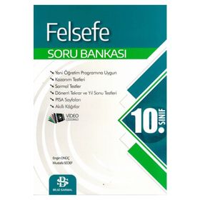 10.Sınıf Felsefe Soru Bankası Bilgi Sarmal Yayınları