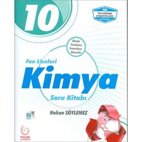10.Sınıf Fen Liseleri Kimya Soru Bankası Kitabı - Palme Yayınevi