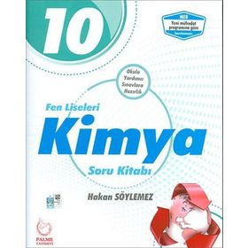 10.Sınıf Fen Liseleri Kimya Soru Bankası Kitabı - Palme Yayınevi