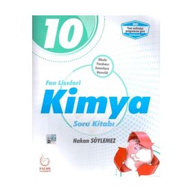 10.Sınıf Fen Liseleri Kimya Soru Bankası Kitabı - Palme Yayınevi