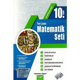10.Sınıf Fen Lisesi Matematik Seti 2020 - Çap Yayınları