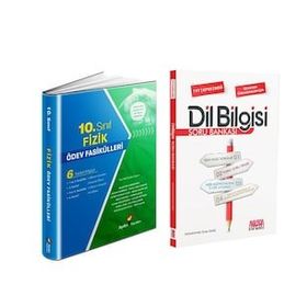 10. Sınıf Fizik Ödev Fasikülleri ve AKM Dil Bilgisi Soru Bankası Seti 2 Kitap - Aydın Yayınları