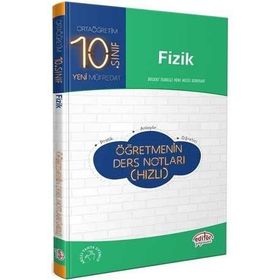 10. Sınıf Fizik Öğretmenin Hızlı Ders Notları-Editör Yayınları