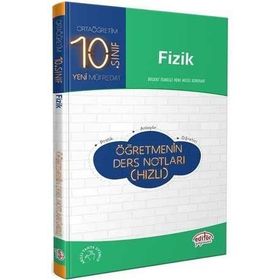 10. Sınıf Fizik Öğretmenin Hızlı Ders Notları-Editör Yayınları
