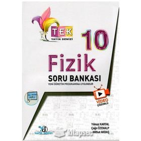 10.Sınıf Fizik Tek Serisi Video Çözümlü Soru Bankası Yayın Denizi Yayınları