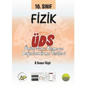 10. Sınıf Fizik Ünite Değerlendirme Sınavı-Pano Yayıncılık