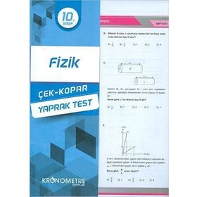 10.sınıf Fizik Yaprak Test/Kronometre Yayınları